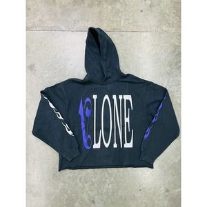 Vlone x Palm Angels Hoodie - Black/Purple - Small